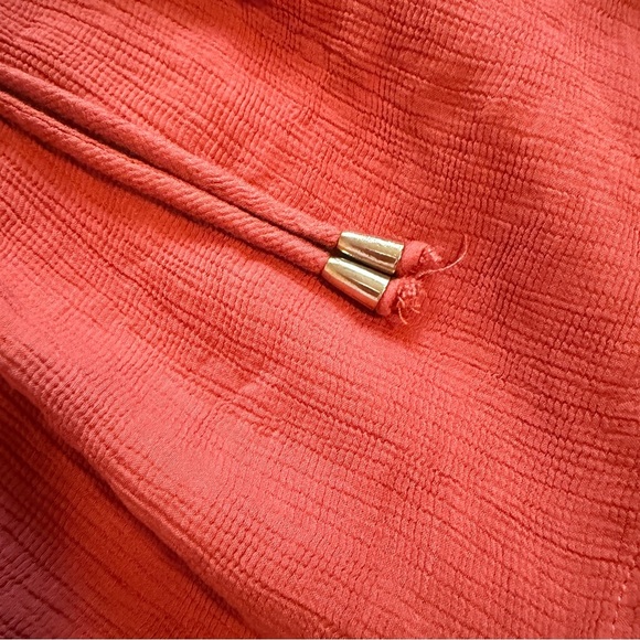 Entro Rust V-Neck Top Women's Medium - Picture 4 of 9